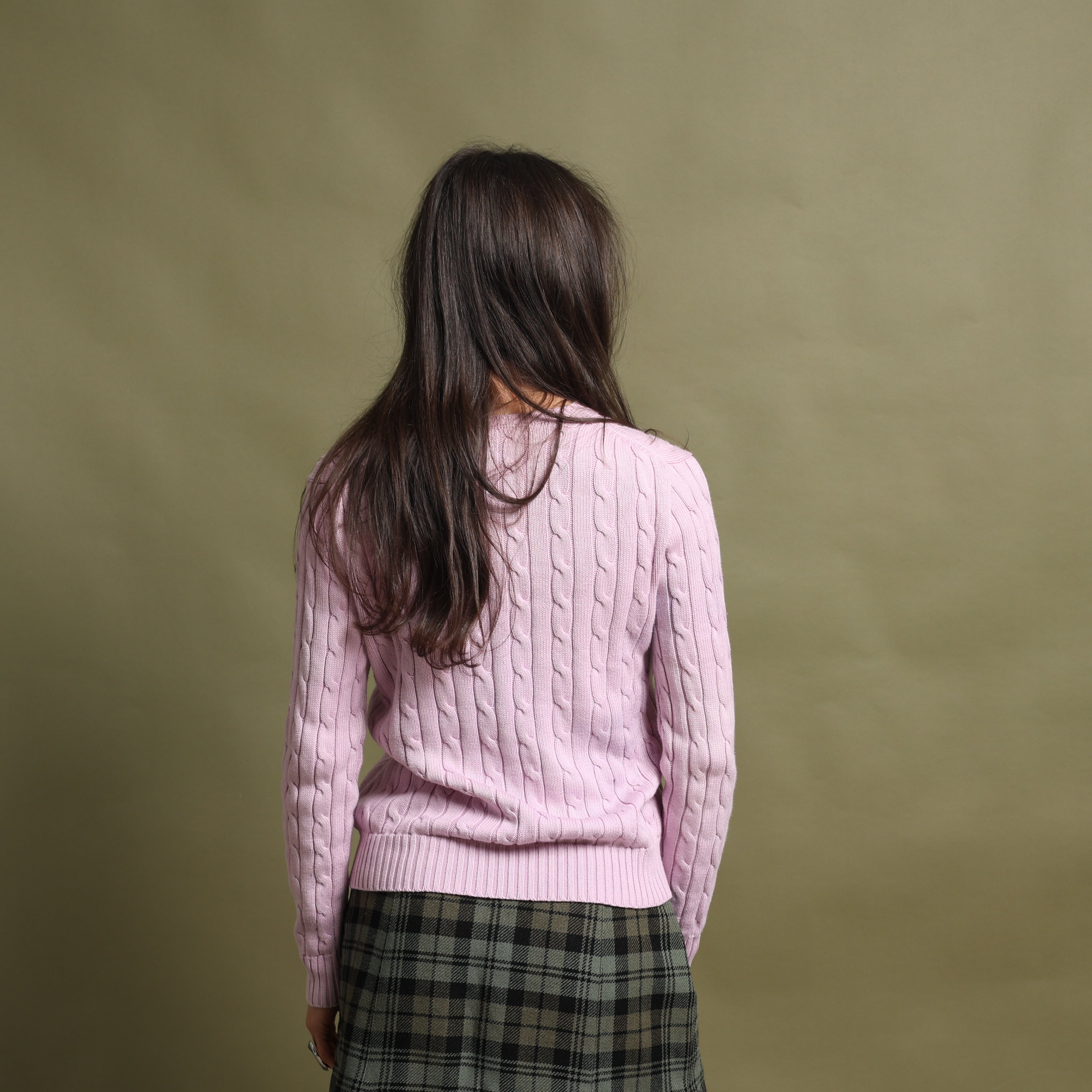 Vintage Polo Ralph Lauren Jumper M Pink Cotton