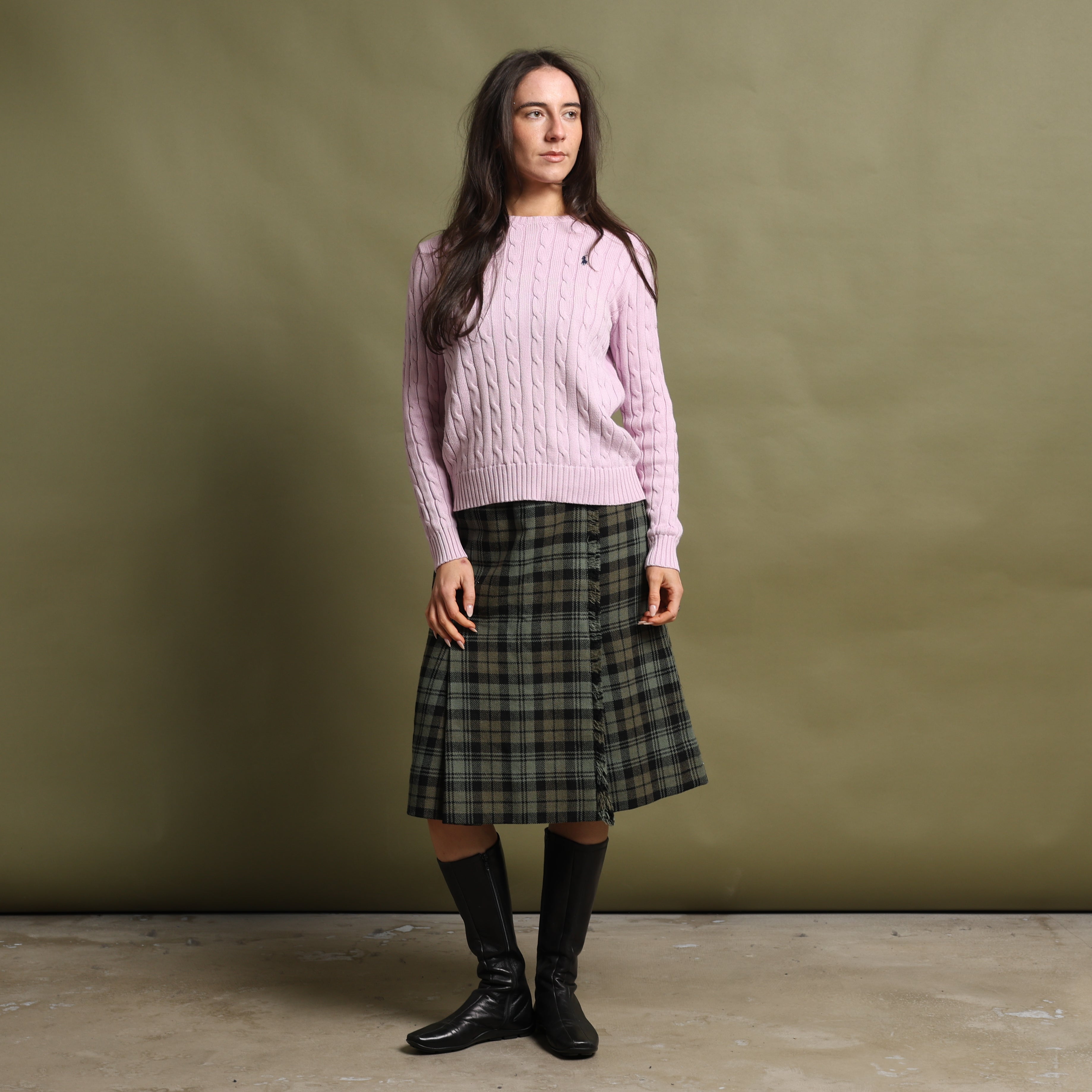 Vintage Polo Ralph Lauren Jumper M Pink Cotton