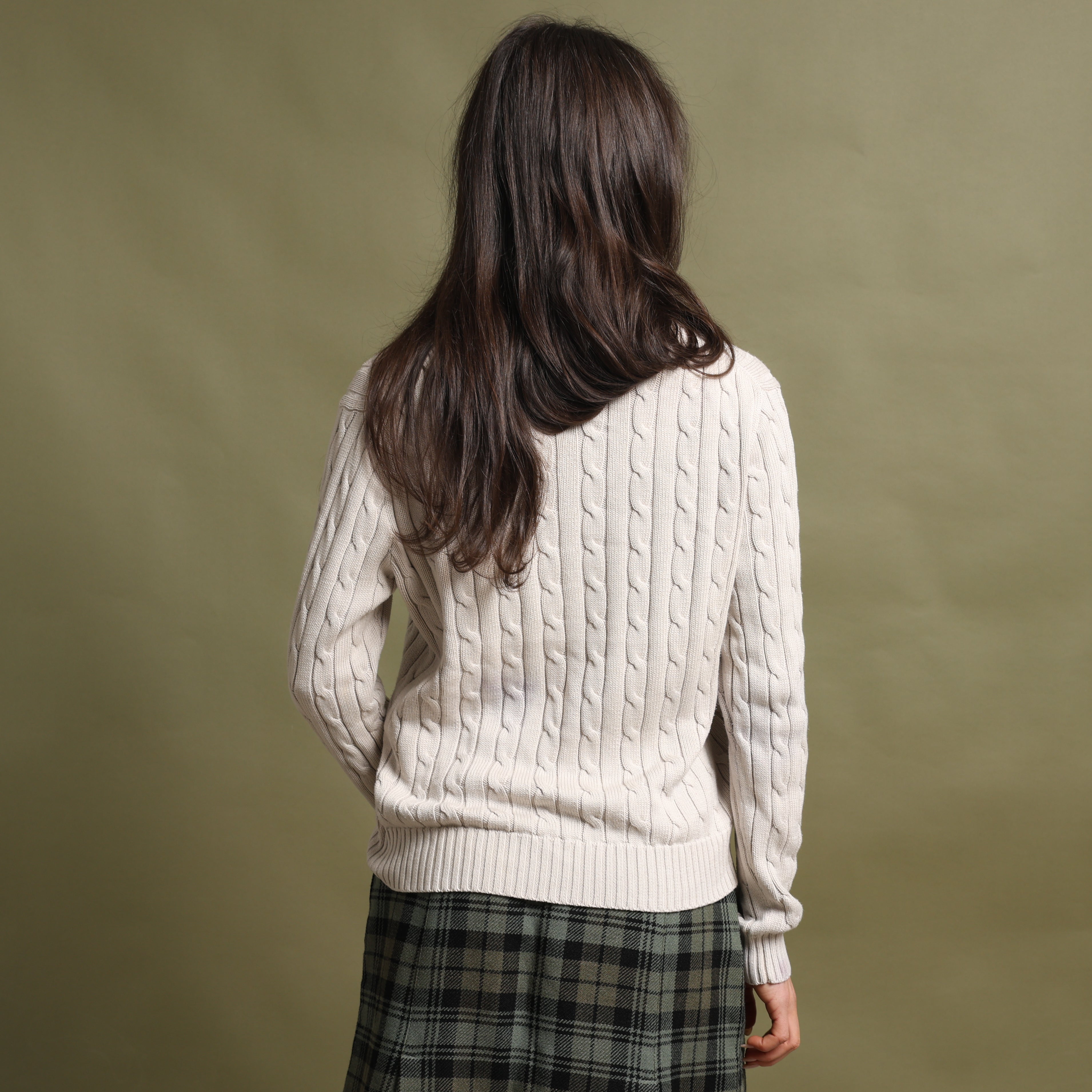 Vintage Polo Ralph Lauren Jumper L Cream Cotton