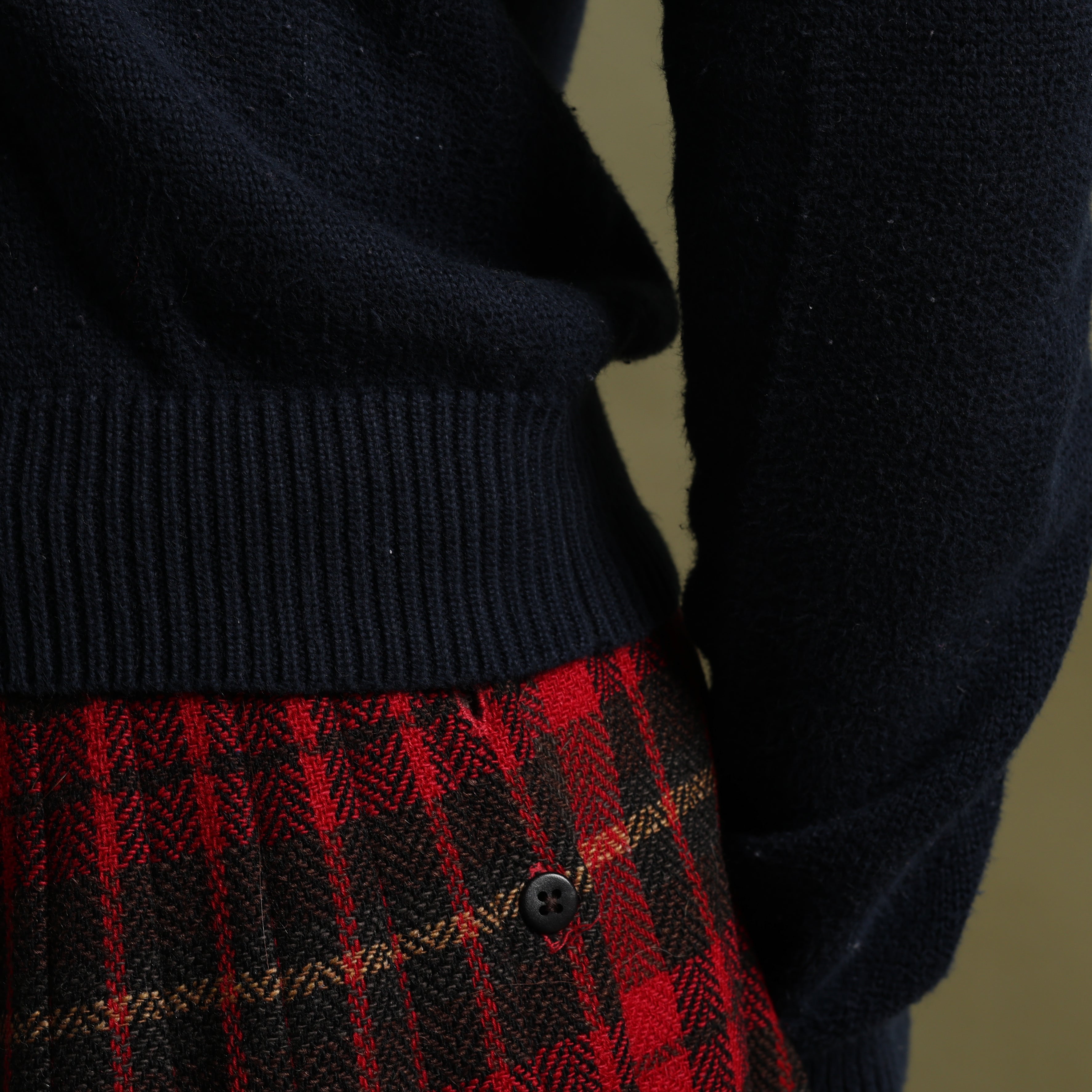 Vintage Polo Ralph Lauren Turtleneck Jumper M Navy Blue Cotton