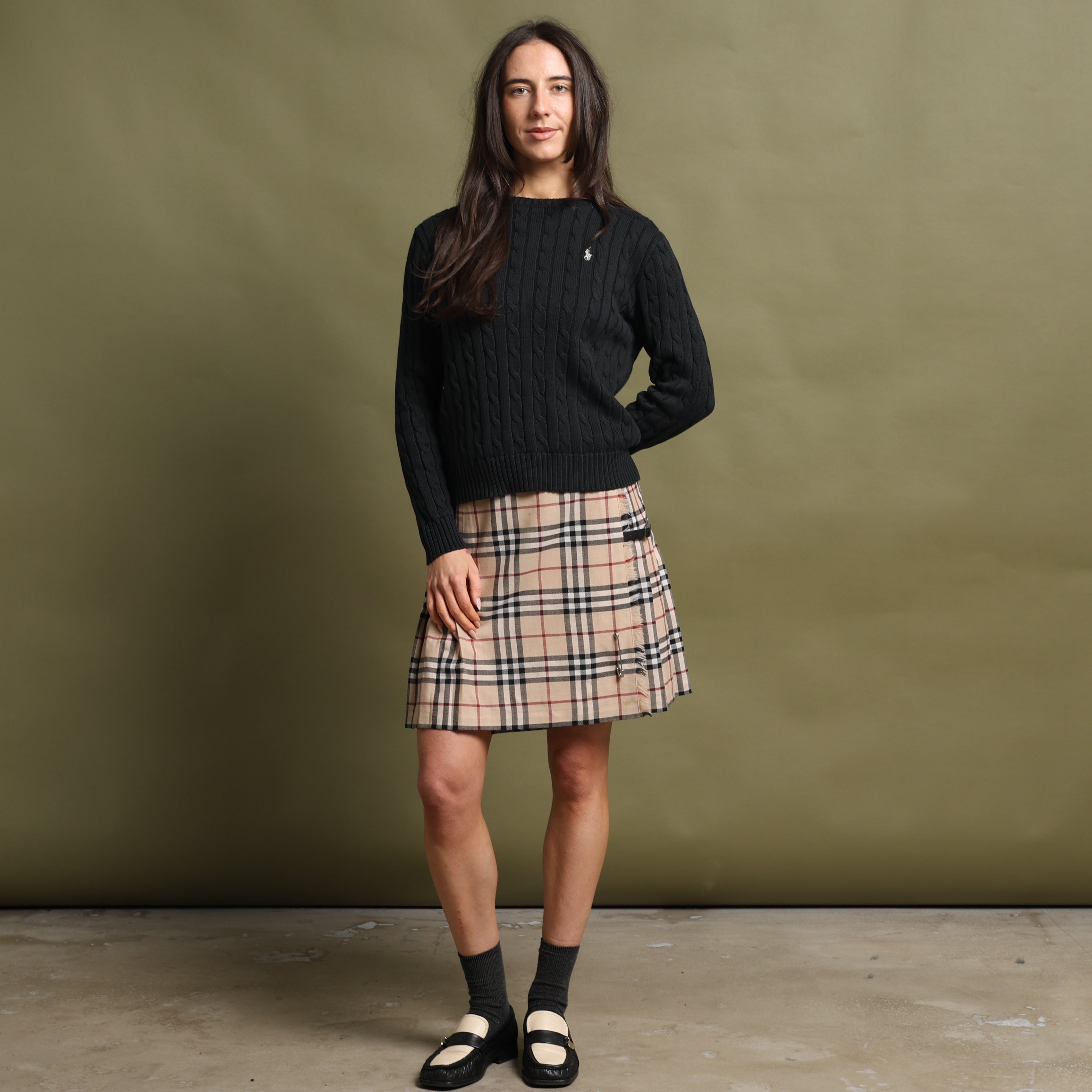 Vintage Polo Ralph Lauren Jumper L Black Cotton