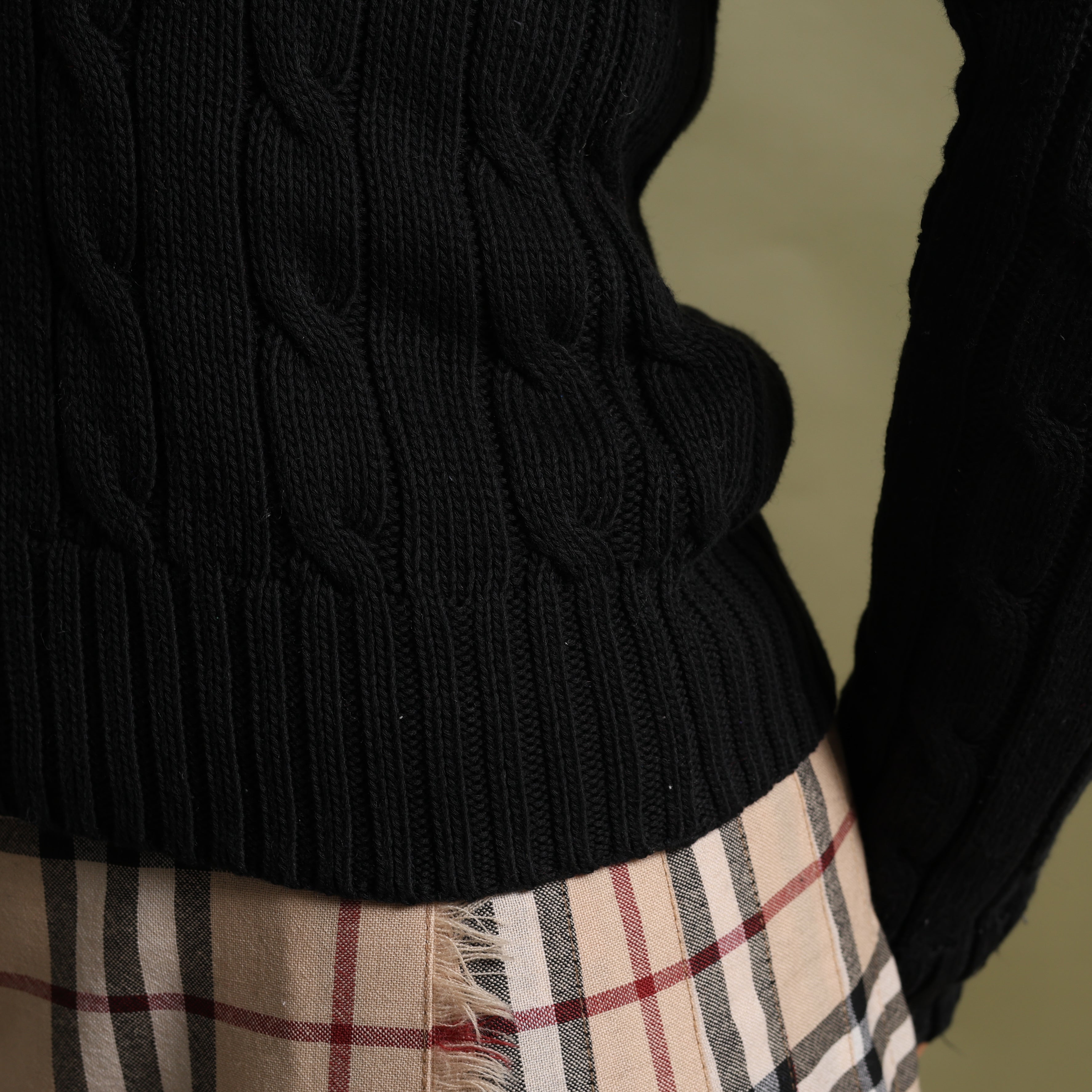 Vintage Polo Ralph Lauren Jumper XS Black Cotton