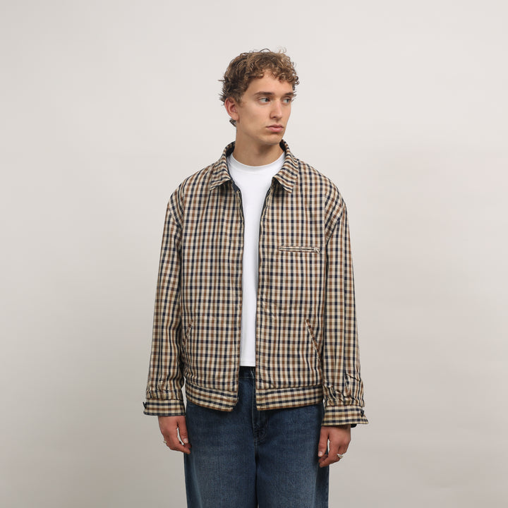 Aquascutum Harrington Jacket - Large Beige Cotton