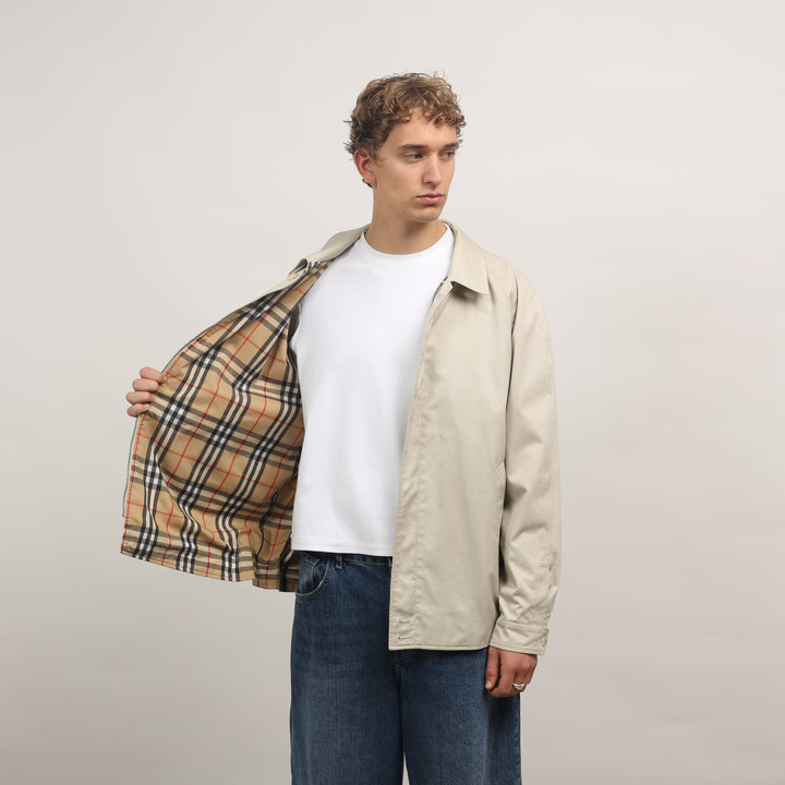 Burberry Harrington Jacket - XL Cream Cotton