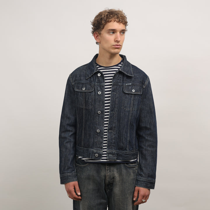 Diesel Denim Jacket - Medium Dark Blue Denim