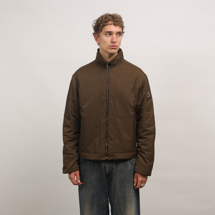 Versace Bomber Jacket - Large Brown Polyester