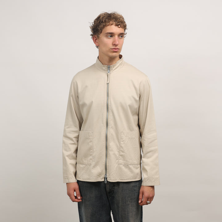 Marithe Francois Girbaud Harrington Jacket - Medium Beige Cotton
