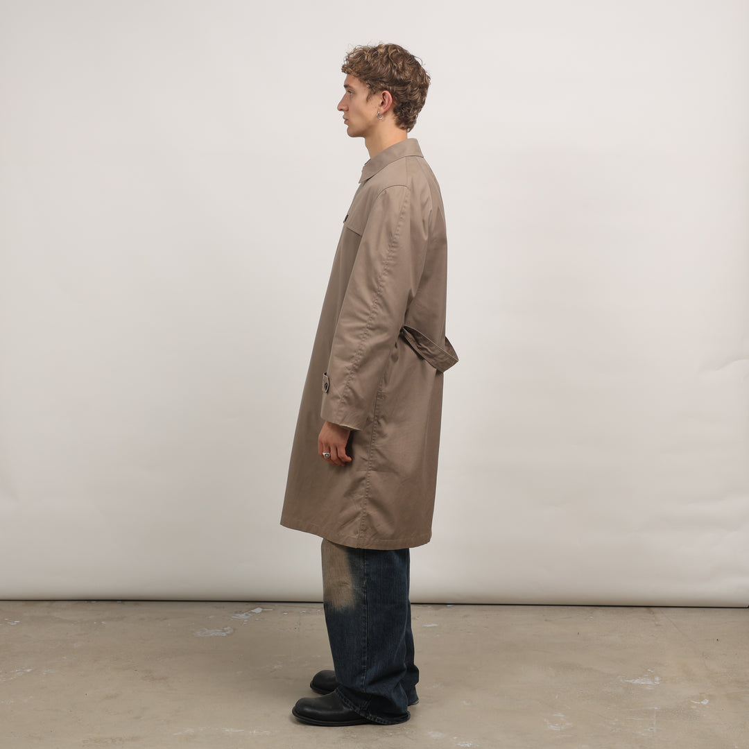 Christian Dior Trench Coat - Medium Grey Cotton