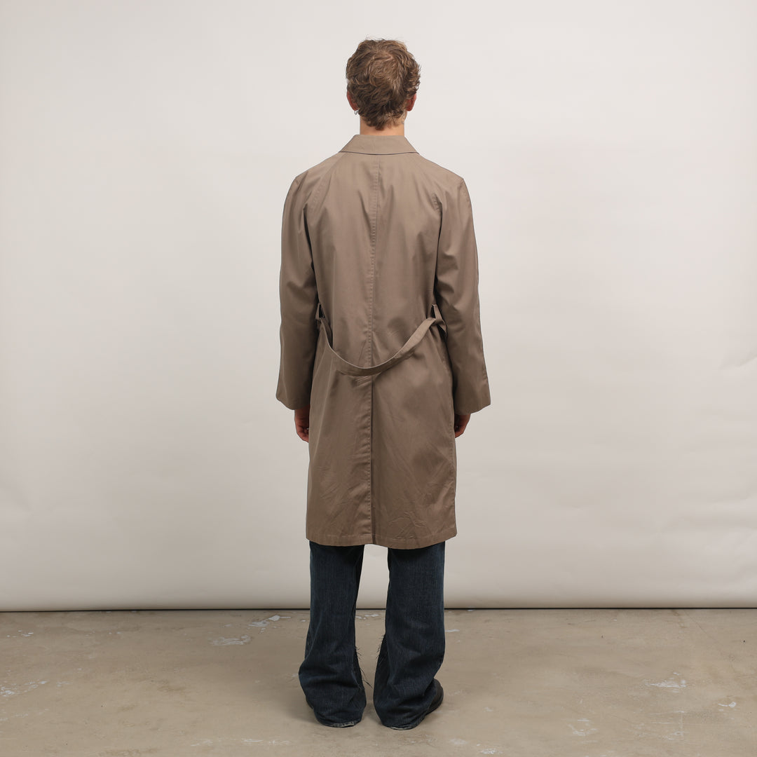 Christian Dior Trench Coat - Medium Grey Cotton