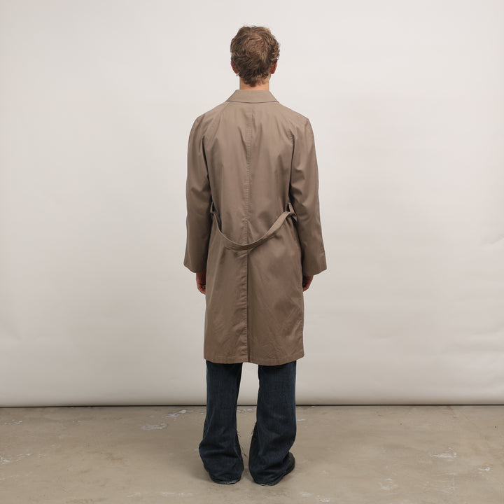 Christian Dior Trench Coat - Medium Grey Cotton