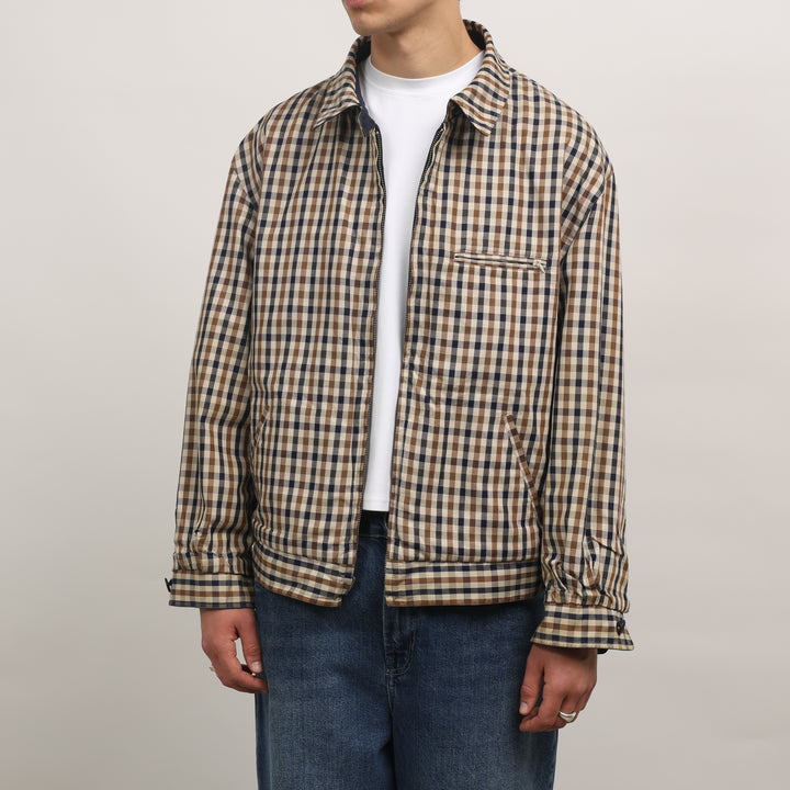 Aquascutum Harrington Jacket - Large Beige Cotton