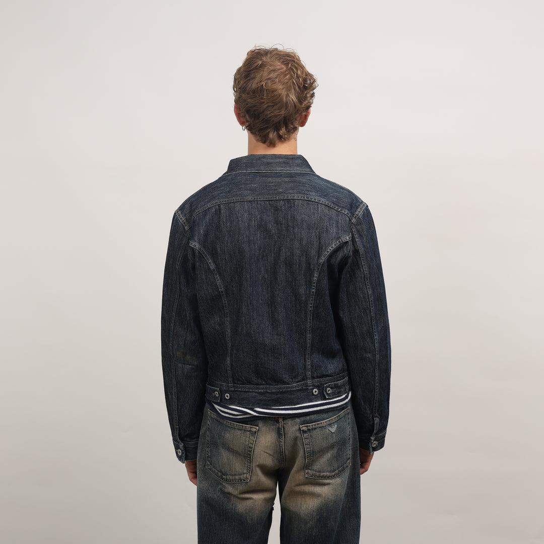 Diesel Denim Jacket - Medium Dark Blue Denim