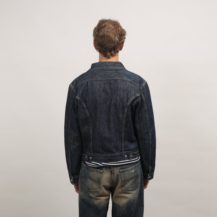 Diesel Denim Jacket - Medium Dark Blue Denim