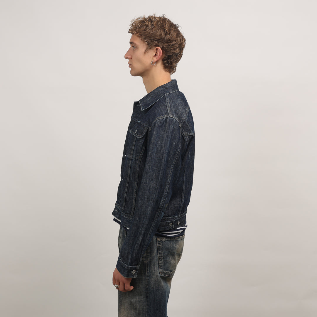 Diesel Denim Jacket - Medium Dark Blue Denim