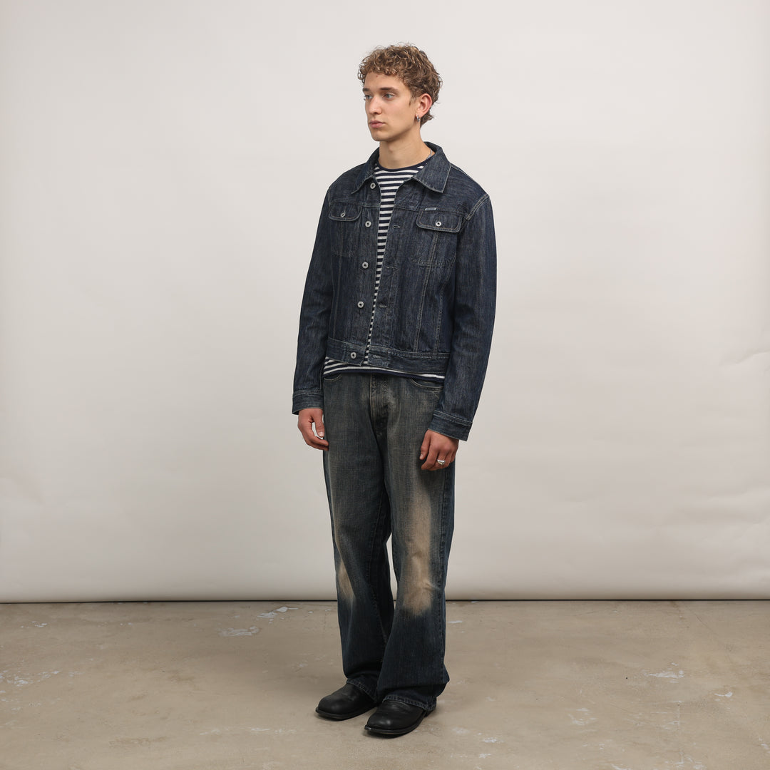 Diesel Denim Jacket - Medium Dark Blue Denim