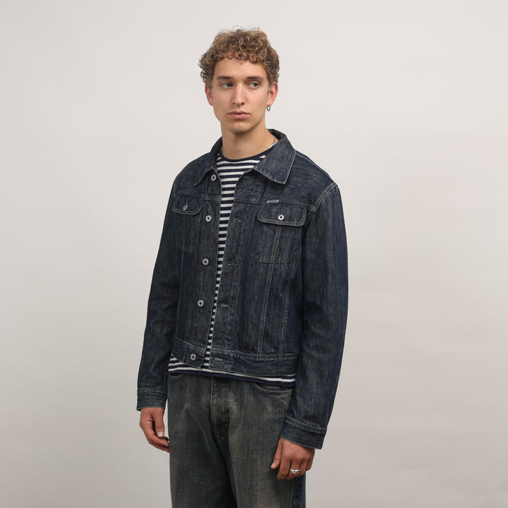 Diesel Denim Jacket - Medium Dark Blue Denim