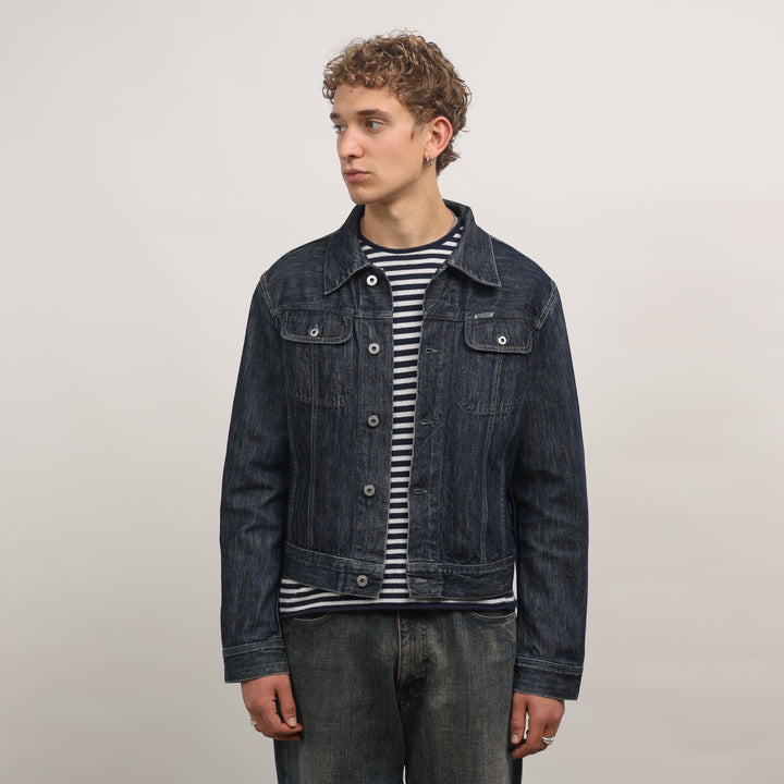 Diesel Denim Jacket - Medium Dark Blue Denim