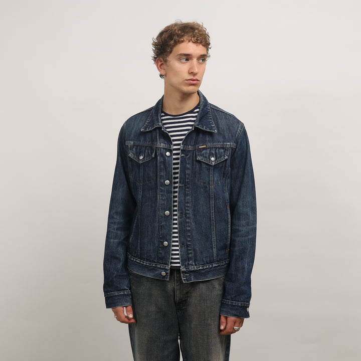 Diesel Denim Jacket - Large Dark Blue
