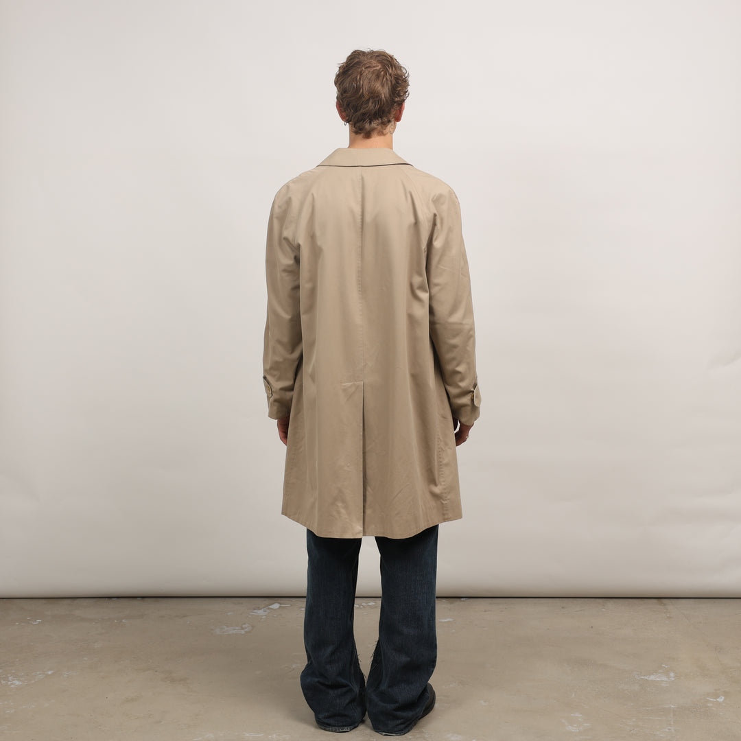 Burberry's Trench Coat - Large Beige Cotton