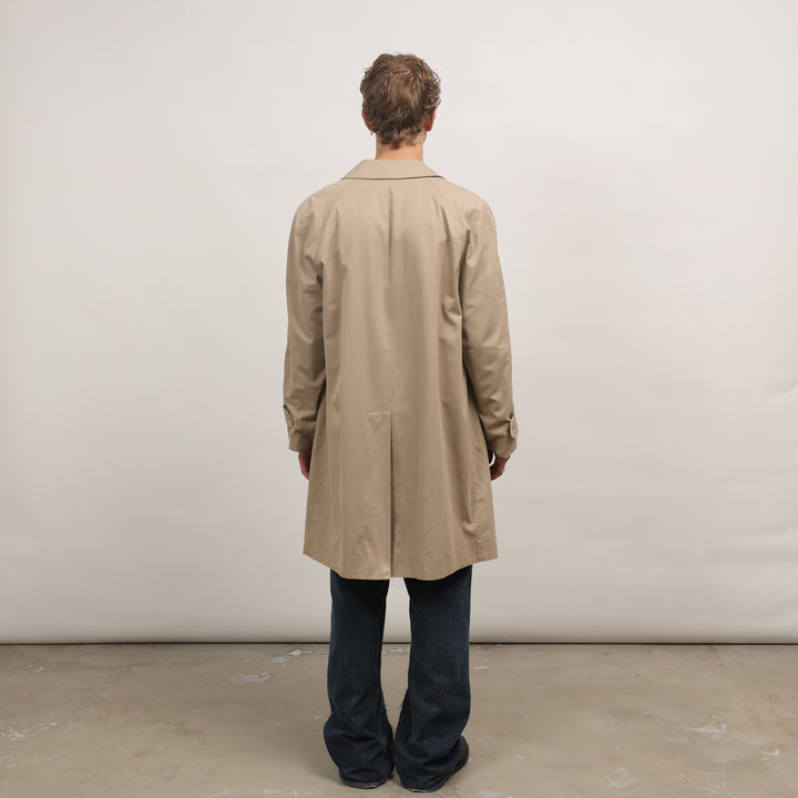 Burberry's Trench Coat - Large Beige Cotton