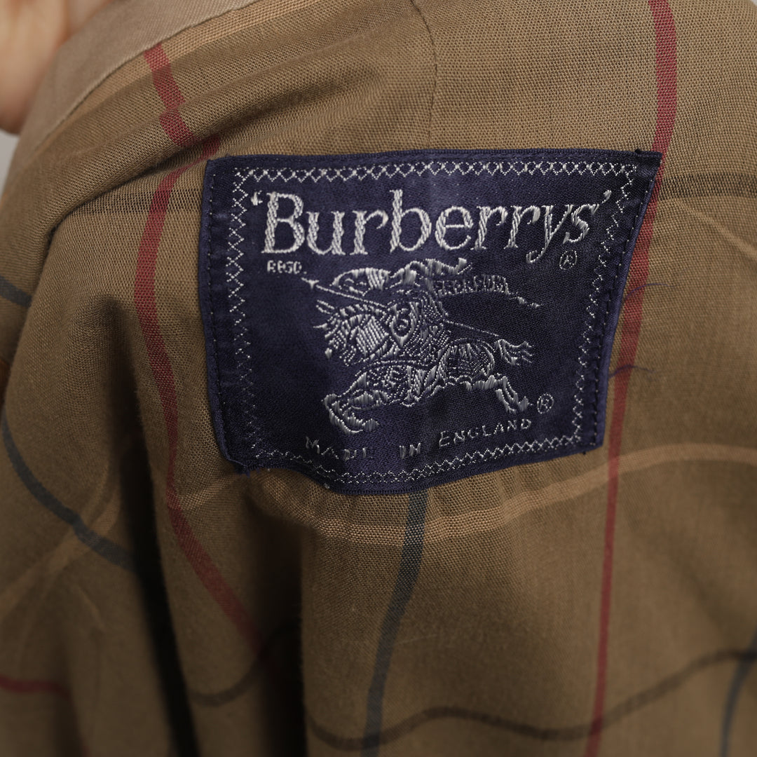 Burberry's Trench Coat - Large Beige Cotton