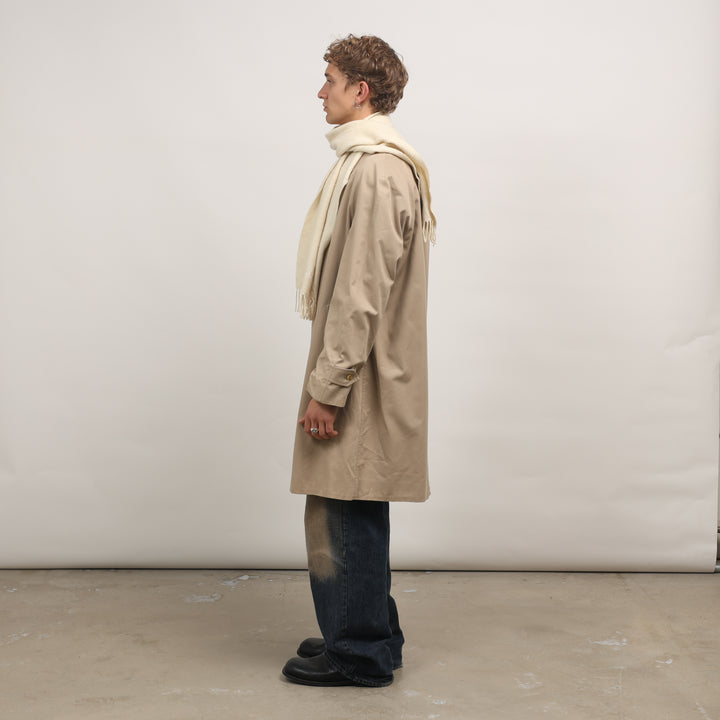Burberry's Trench Coat - Large Beige Cotton