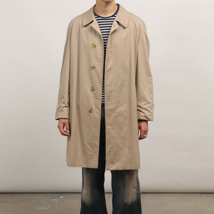 Burberry's Trench Coat - Large Beige Cotton