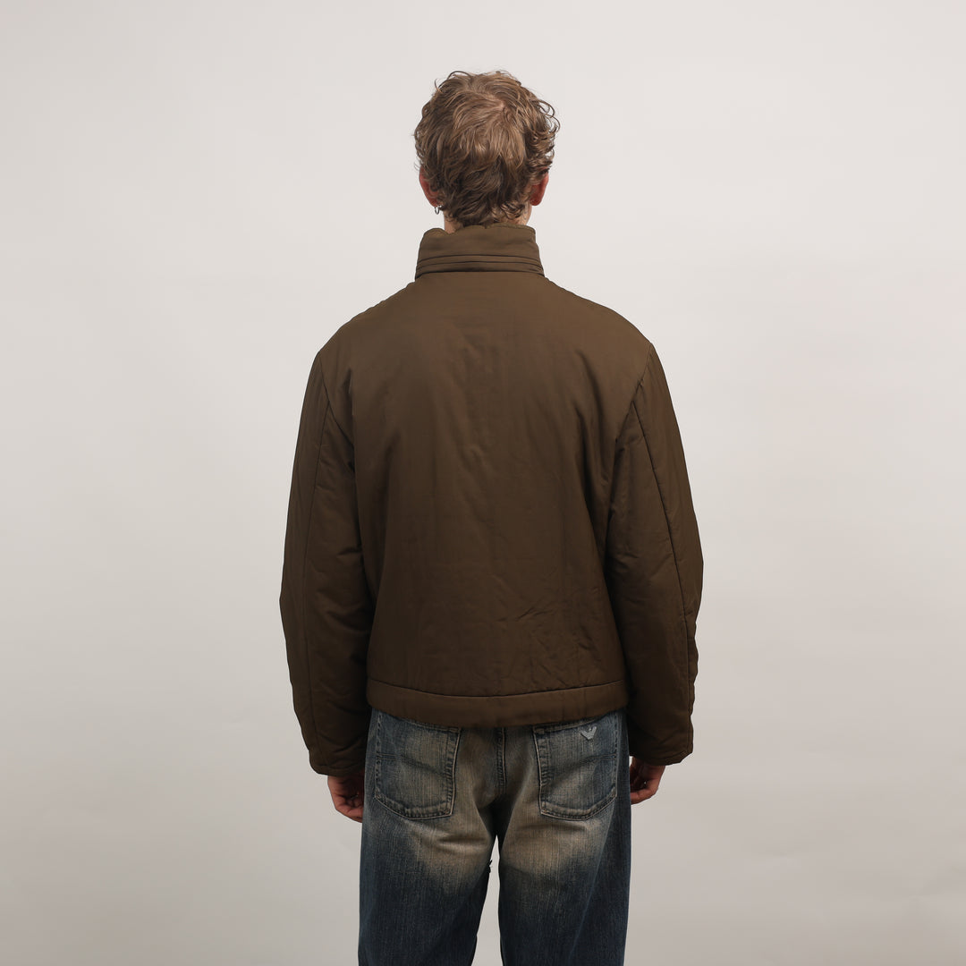 Versace Bomber Jacket - Large Brown Polyester