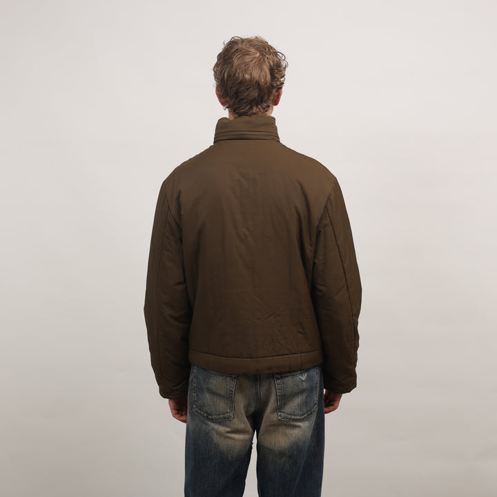 Versace Bomber Jacket - Large Brown Polyester