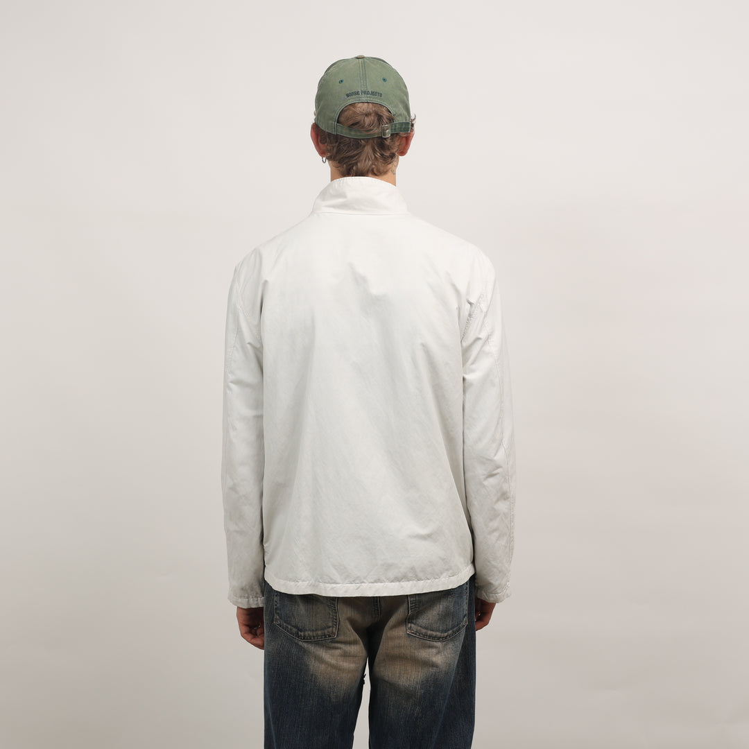 CP Company Harrington Jacket - Large Cream Cotton Blend