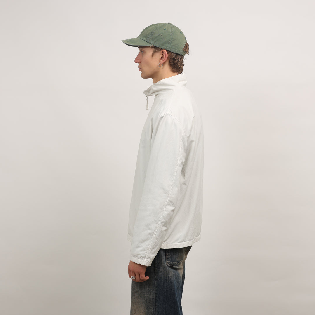 CP Company Harrington Jacket - Large Cream Cotton Blend
