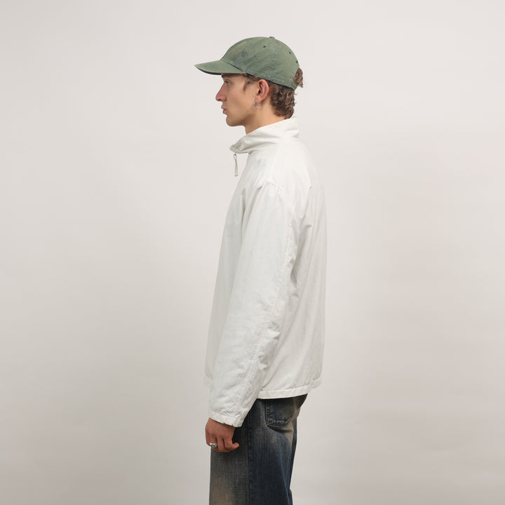 CP Company Harrington Jacket - Large Cream Cotton Blend