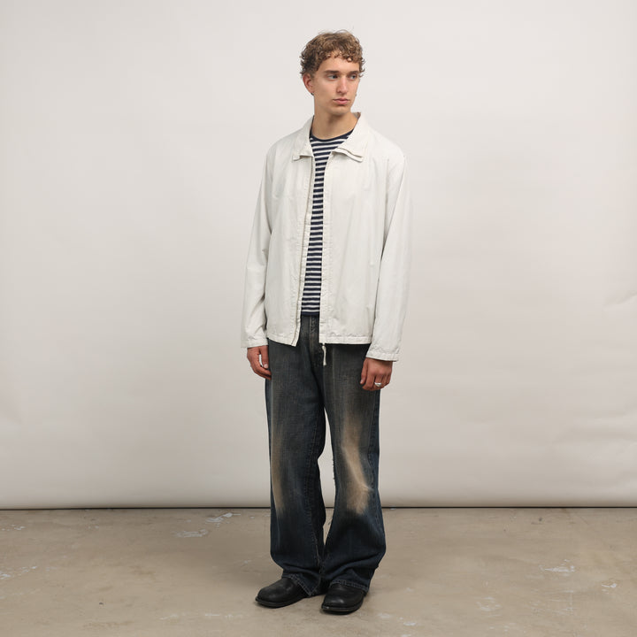 CP Company Harrington Jacket - Large Cream Cotton Blend