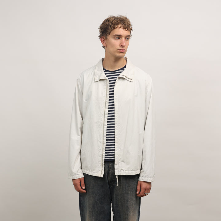 CP Company Harrington Jacket - Large Cream Cotton Blend