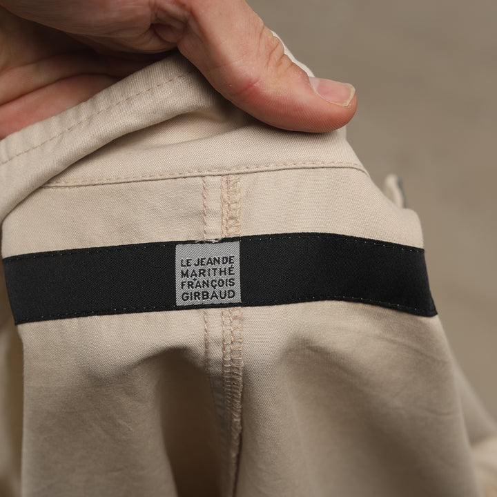 Marithe Francois Girbaud Harrington Jacket - Medium Beige Cotton