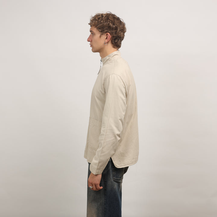 Marithe Francois Girbaud Harrington Jacket - Medium Beige Cotton