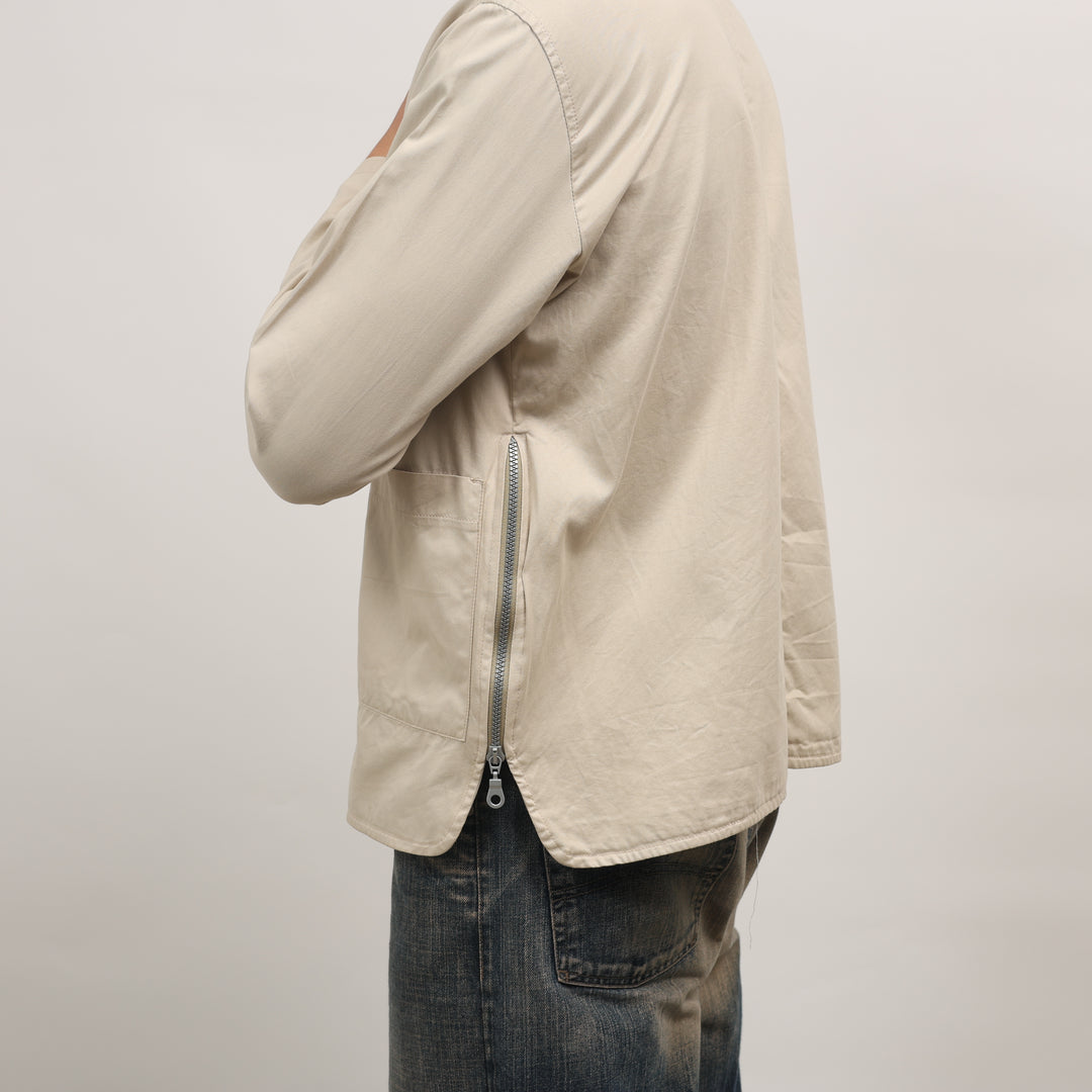 Marithe Francois Girbaud Harrington Jacket - Medium Beige Cotton