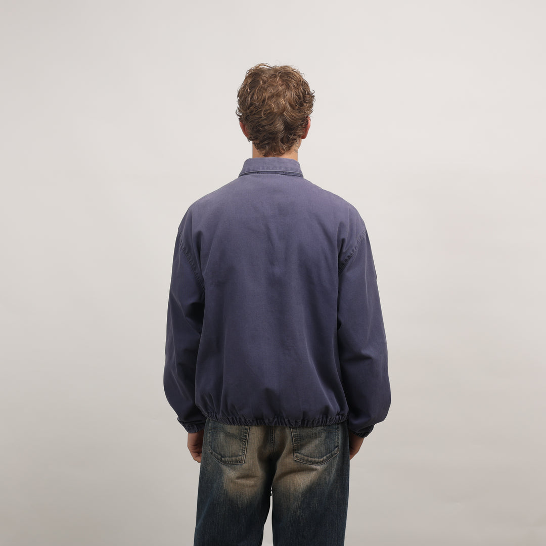 Yves Saint Laurent (YSL) Harrington Jacket - Large Navy Blue Cotton