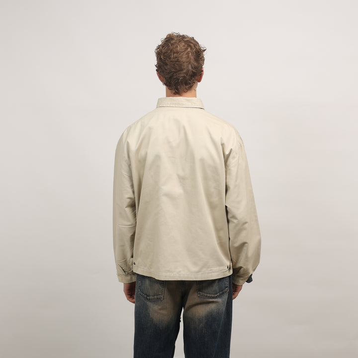 Thomas Burberry Harrington Jacket - XL Cream Cotton