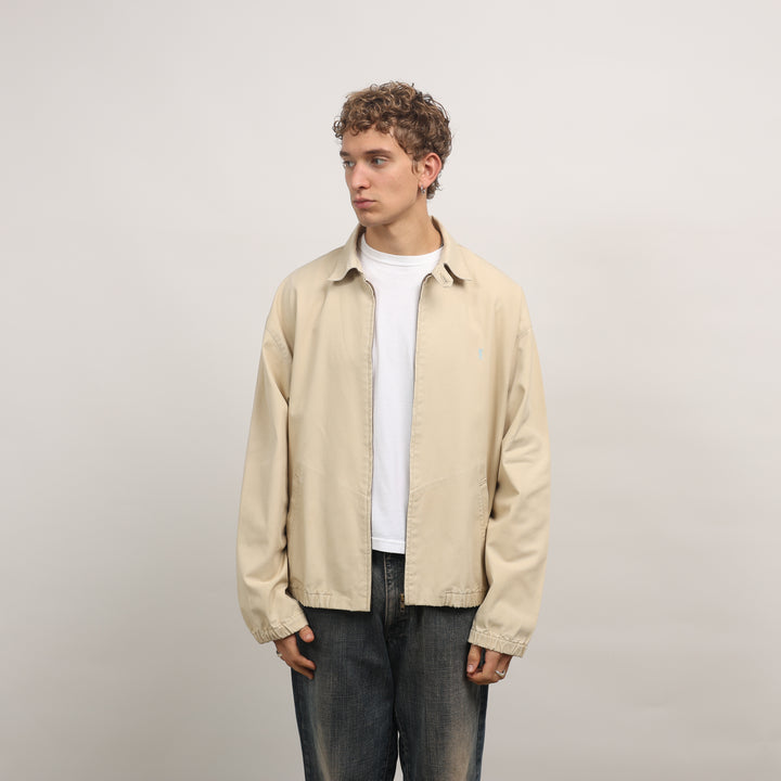 Yves Saint Laurent (YSL) Harrington Jacket - XL Cream Cotton