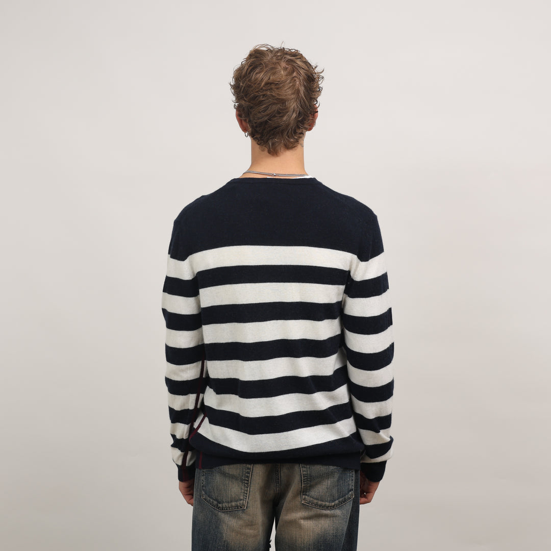 Burberry Crewneck Jumper - Medium Navy Blue Cashmere