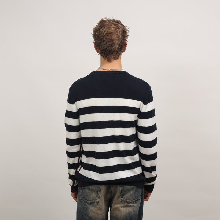 Burberry Crewneck Jumper - Medium Navy Blue Cashmere