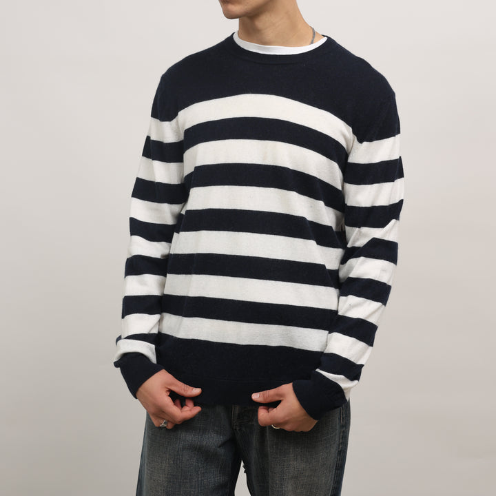 Burberry Crewneck Jumper - Medium Navy Blue Cashmere