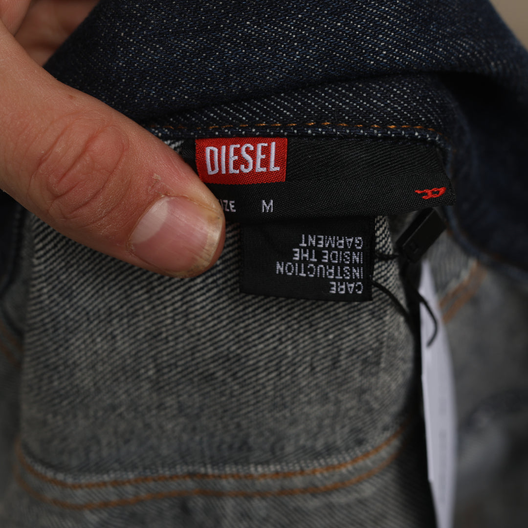 Diesel Denim Jacket - Medium Dark Blue Denim