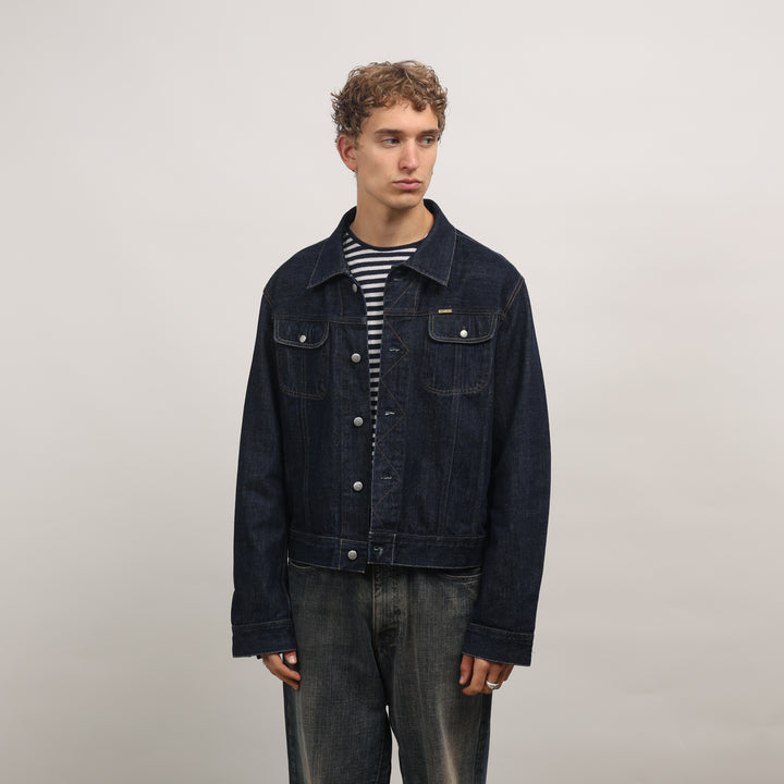 Diesel Denim Jacket - Large Dark Blue Denim