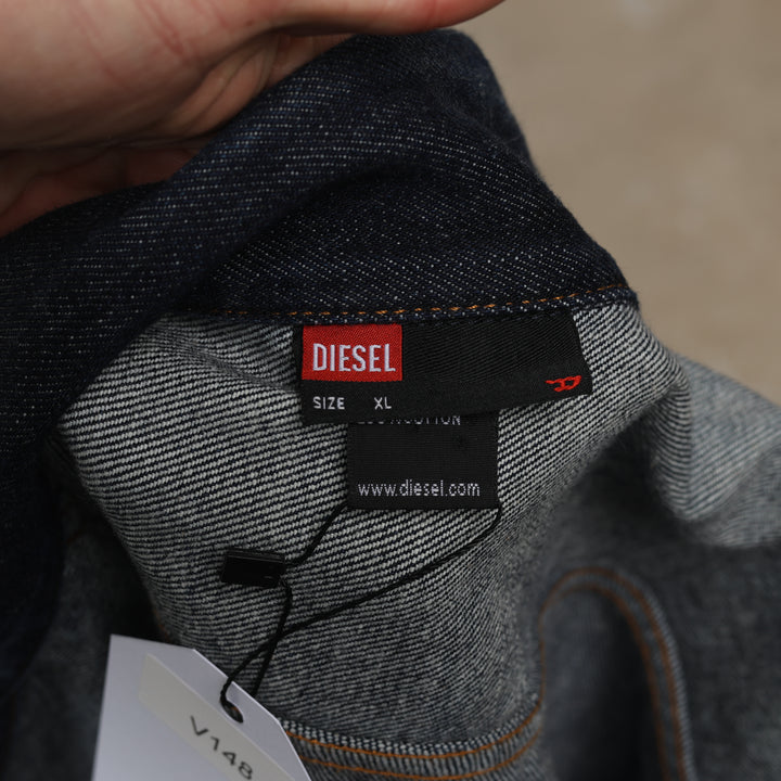 Diesel Denim Jacket - Large Dark Blue Denim