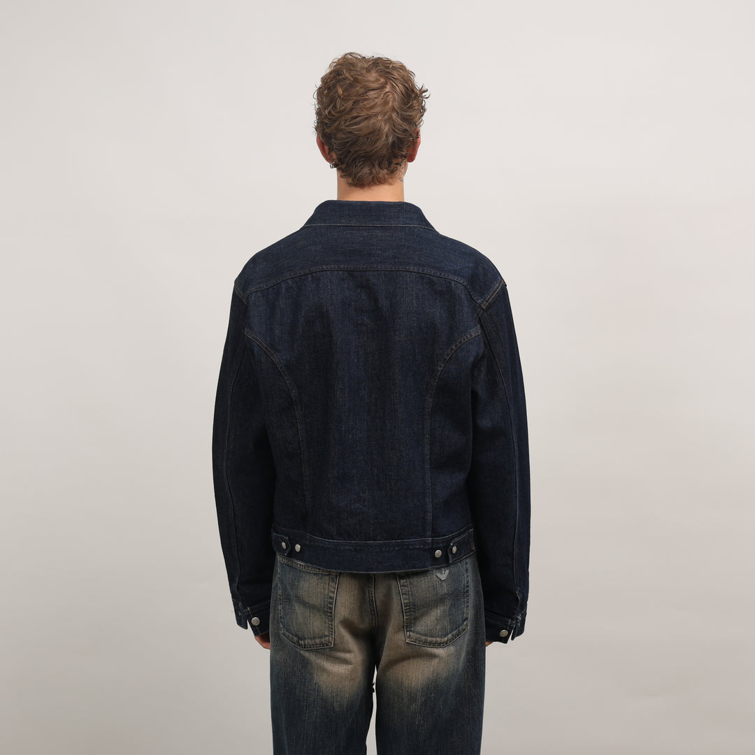 Diesel Denim Jacket - Large Dark Blue Denim