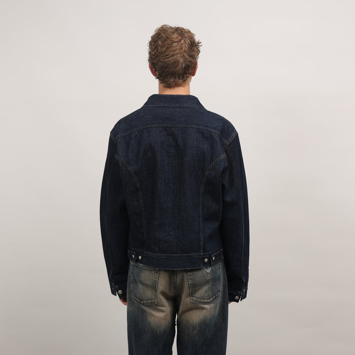 Diesel Denim Jacket - Large Dark Blue Denim