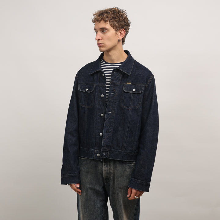 Diesel Denim Jacket - Large Dark Blue Denim