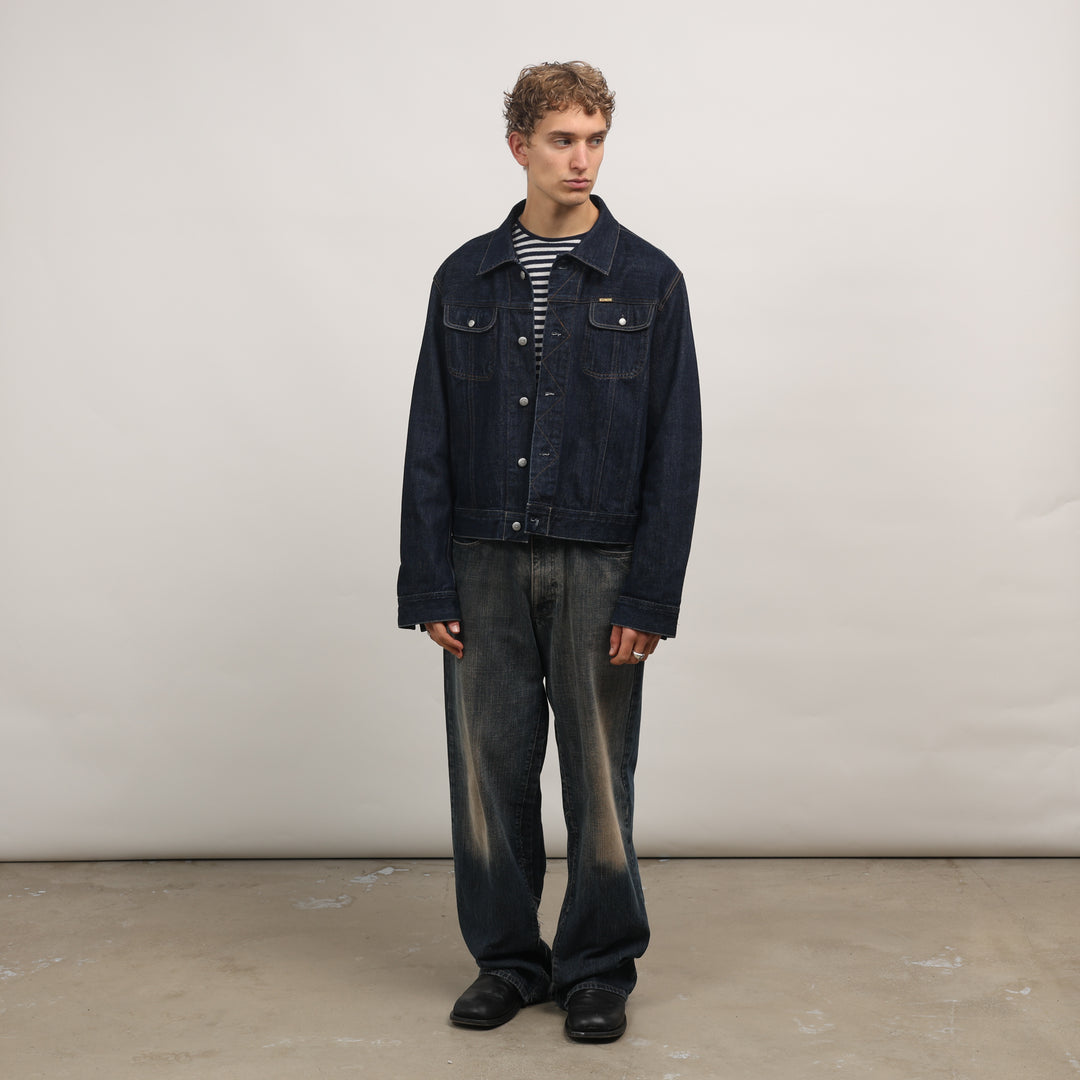 Diesel Denim Jacket - Large Dark Blue Denim